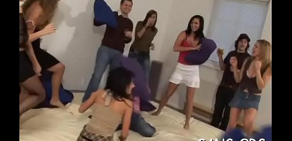  Group sex with sexy girls